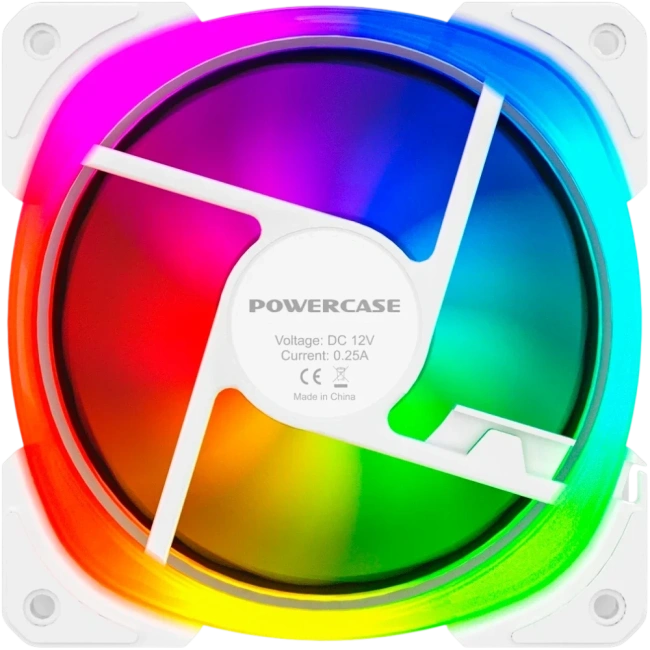 Вентилятор для корпуса Powercase CM21-12W ARGB White купить! 