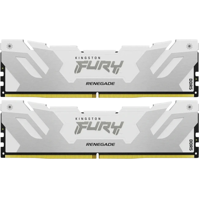 Оперативная память DDR5 32 Gb 6400 MHz Kingston FURY Renegade White (KF564C32RWK2-32) купить! 