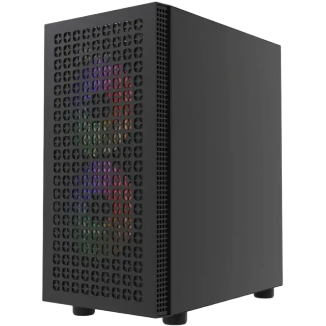 Компьютерный корпус Powercase Mistral Micro EM18 TG ARGB Black (CMMEM18B-A3) купить! 