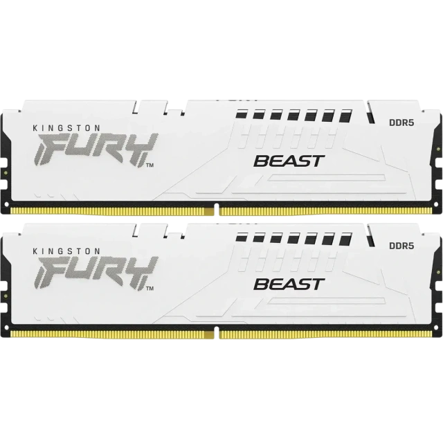 Оперативная память DDR5 64 Gb 6400 MHz Kingston FURY Renegade White (KF564C32BWK2-64) купить! 