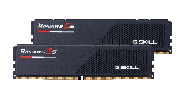 Оперативная память DDR5 64 Gb 6000 MHz G.Skill RIPJAWS S5 Black (F5-6000J3238G32GX2-RS5K) купить! 