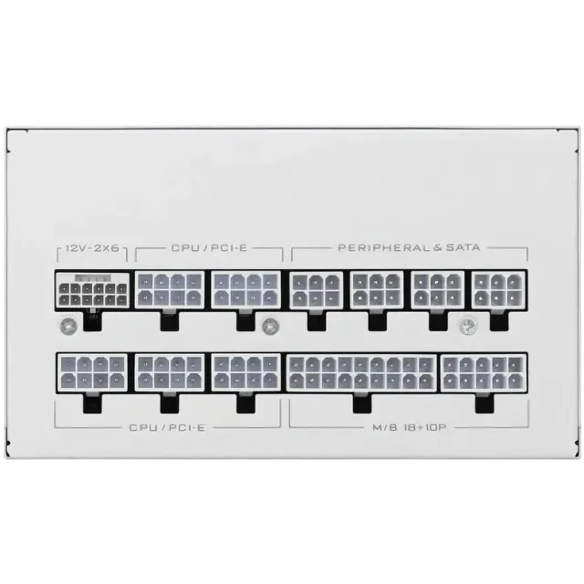 Блок питания Lian Li 1200W SX1200P White (G9P.SX1200P.W000.RU) 16 Pin (PCIe 5.1 Connector Cable Details) купить! 