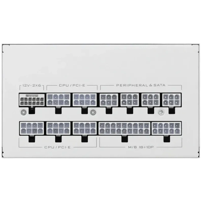 Блок питания Lian Li 1200W SX1200P White (G9P.SX1200P.W000.RU) 16 Pin (PCIe 5.1 Connector Cable Details) купить! 
