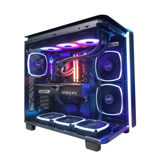 Игровой компьютер 989542 (Ryzen 7 8700F 4,1 ГГц/AMD B850/32 ГБ DDR5 6 ГГц/1024 ГБ SSD/RTX 5070 12 ГБ/Wi-Fi/750W/Montech KING 95 PRO ARGB Black) - купить по выгодной цене!