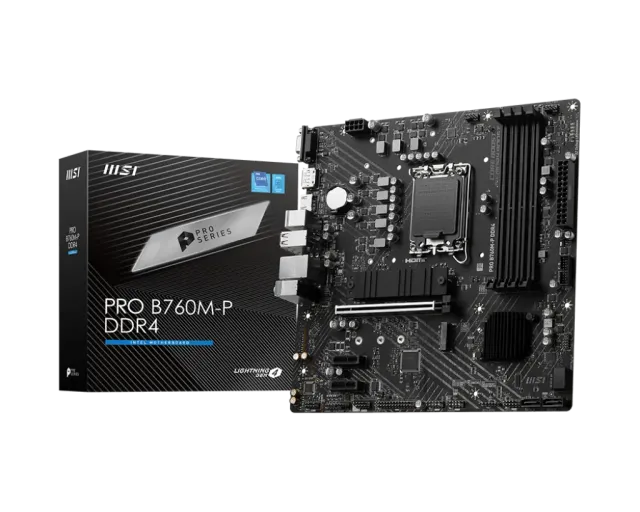 Материнская плата MSI PRO B760M-P DDR4 купить! 