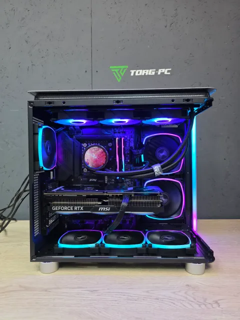 Игровой компьютер 685216 (Core i9-13900K 3.0 ГГц/Z790/64 ГБ DDR5 6.0 ГГц/GeForce RTX 5080 24 ГБ/Блок 1000W/Wi-Fi/Корпус Montech KING 95 ULTRA TG SPCC Cold Steel/Win 11 Pro Trial) - купить по выгодной цене!