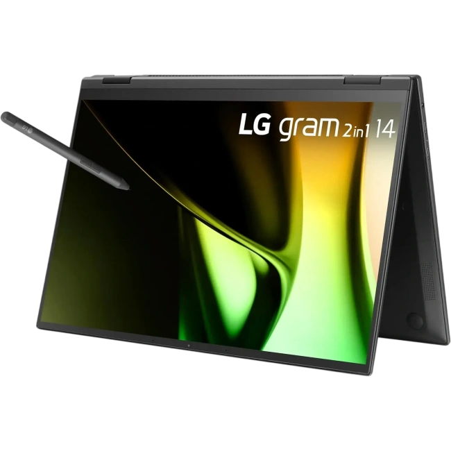 Ноутбук LG Gram 14 2-in-1 14T90S-G.AAB6U1 (Ultra 7 155H/14" WUXGA Touch/16Gb/1Tb/Arc Graphics/Wi-Fi/BT/Win 11 H) Black - фото