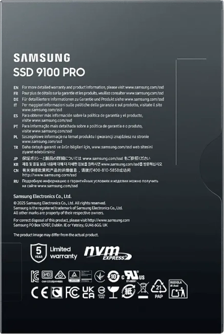 Samsung 2000 Gb 9100 PRO (MZ-VAP2T0BW) купить! 