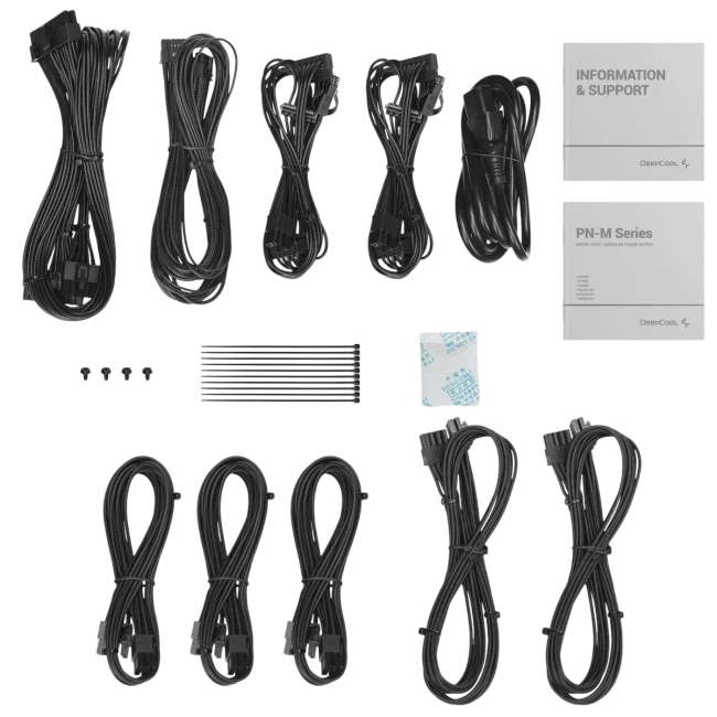 Блок питания Deepcool 750W PN750M (R-PN750M-FC0B-EU) 16 Pin (PCIe 5.0 Connector Cable Details) купить! 