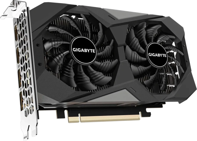 Видеокарта GIGABYTE GeForce RTX 3050 WINDFORCE V2 OC (GV-N3050WF2OCV2-6GD), Retail купить! 