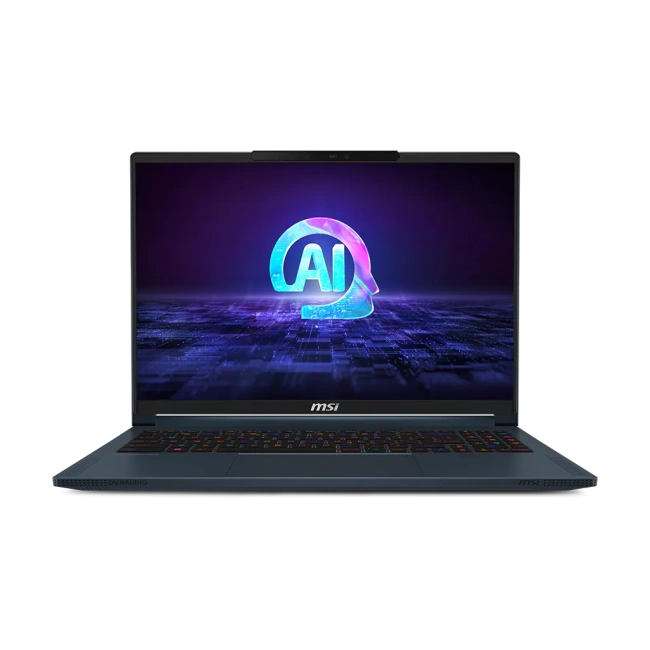 Ноутбук MSI Stealth 16 AI Studio A1VIG-026US (Ultra 9 185H/16"/3840x2400/miniLED/64GB/2TB/RTX 4090 16GB/Win 11 Pro) Blue - фото