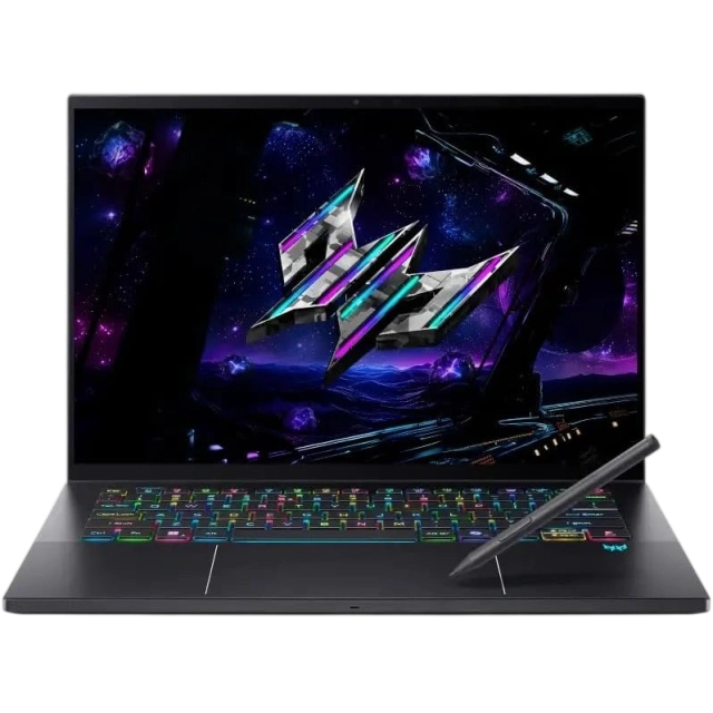 Ноутбук Acer Predator Triton 14 AI PT14-52T-96T3  (Ultra 9 288V/14.5" 2.8K OLED 120Hz Touch/32Gb/2Tb SSD/NVIDIA GeForce RTX 5070 8Gb/Win 11 Home/Стилус) Black - фото