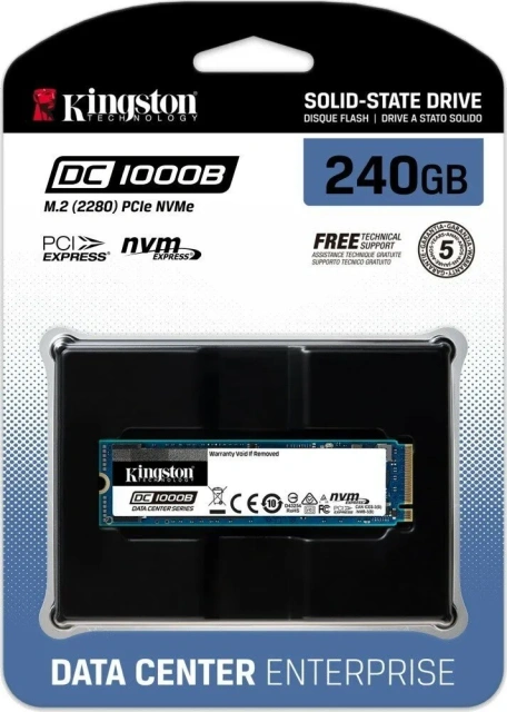 Твердотельный накопитель SSD 240 ГБ M.2 NVMe Kingston TLC (SEDC1000BM8/240G) купить! 
