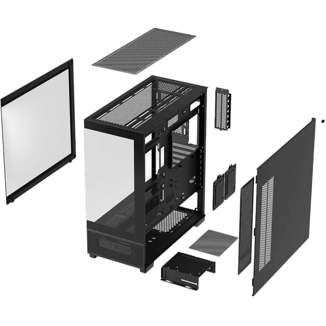 Компьютерный корпус XASTRA Q500-0F Black (Q500-0F) купить! 