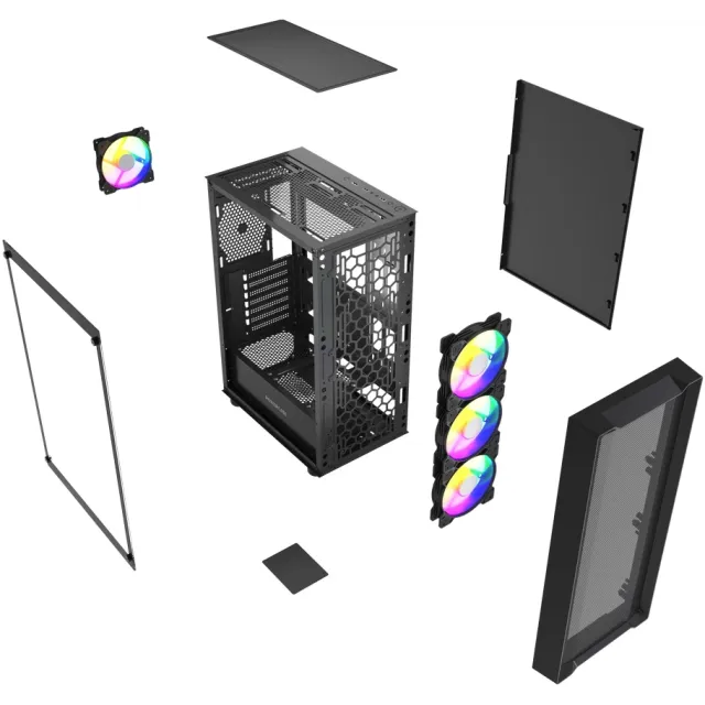Компьютерный корпус Powercase Mistral EA19 TG ARGB Black (CMAEA19-A4) купить! 
