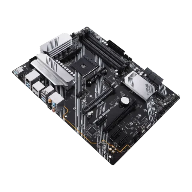Материнская плата ASUS PRIME B550-PLUS (AM4/AMD B550/4xDDR4/mATX) купить! 