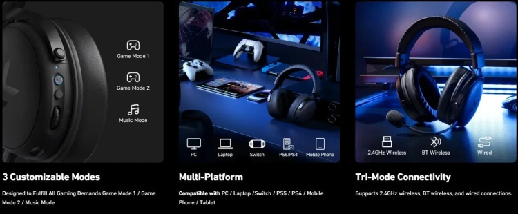 Фото - Гарнитура Mchose V9 Pro белая