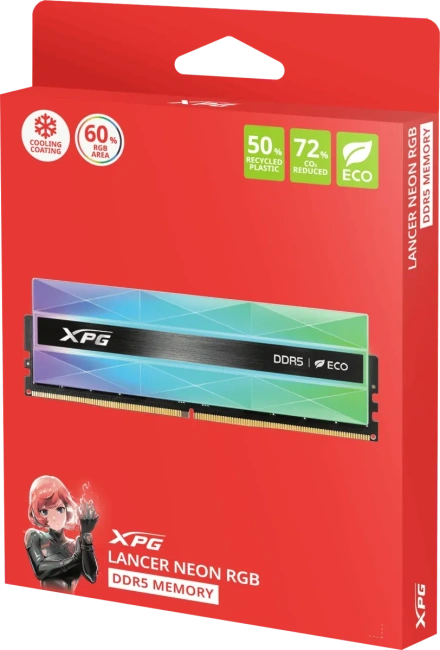 Оперативная память DDR5 32 Gb 6000 MHz ADATA XPG Lancer Neon RGB (AX5U6000C3016G-DCLANRSG) купить! 