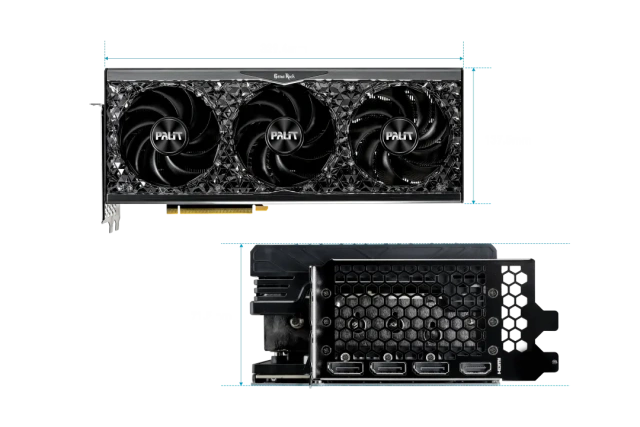 Видеокарта Palit GeForce RTX 4090 GameRock OC (NED4090S19SB-1020G) Retail купить! 