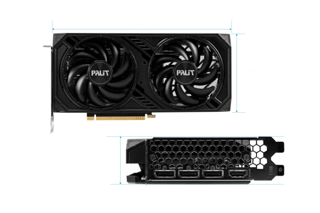 Видеокарта Palit GeForce RTX 4060 TI Dual (NE6406TT19P1-1060D) купить! 