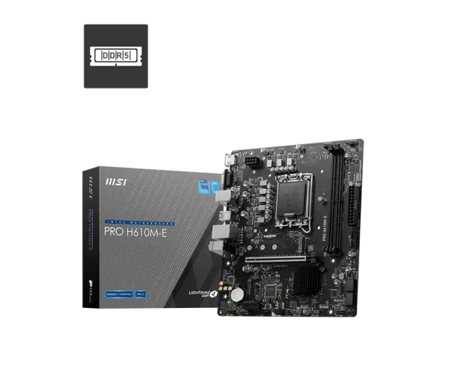 Материнская плата MSI PRO H610M-E DDR5 купить! 