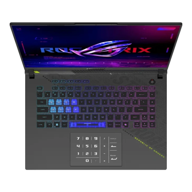 Ноутбук Asus ROG Strix G614FR (AMD Ryzen 9 9955HX/16"/2560x1600/32GB/4Tb SSD/GeForce RTX 5070Ti 12GB/Win 11 Pro) Green - фото