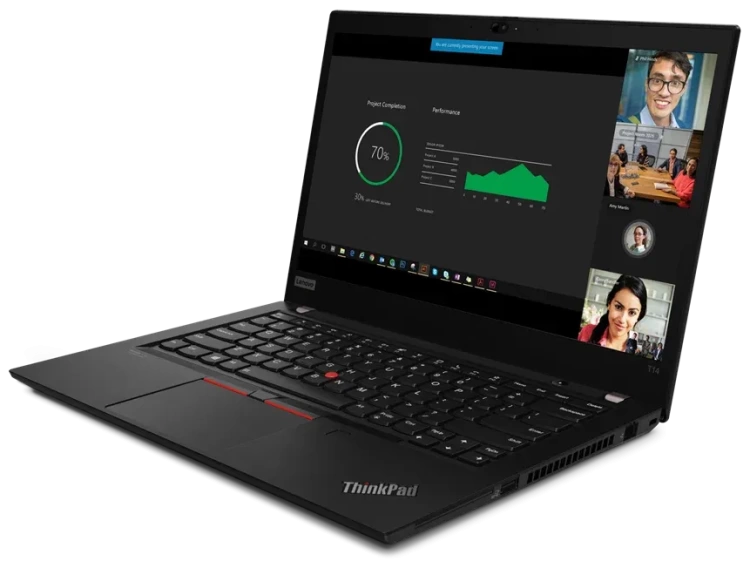 Ноутбук Lenovo ThinkPad T14p (Core i5 13500H 2600Mhz/14"/2.2K/2240x1400/16Gb/1 Тб SSD/black/Iris Xe/Win 11 Pro) - фото