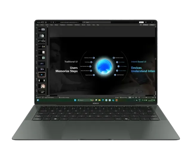 Ноутбук HONOR MagicBook Art 14 2024 MRA-5211 (Core Ultra 5 125H/14.6"/3120x2080/32GB/4 Тб SSD/Arc/Win 11Pro) 5301AKRU Green - фото