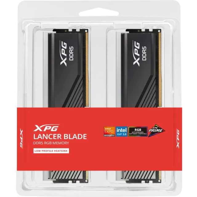 Оперативная память DDR5 32 Gb 6000 MHz ADATA XPG Lancer Blade RGB Black (AX5U6000C3416G-DTLABRBK) купить! 