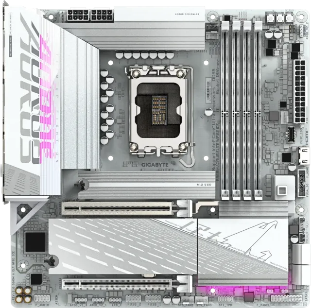 Материнская плата Gigabyte B860M AORUS ELITE WIFI6E ICE купить! 