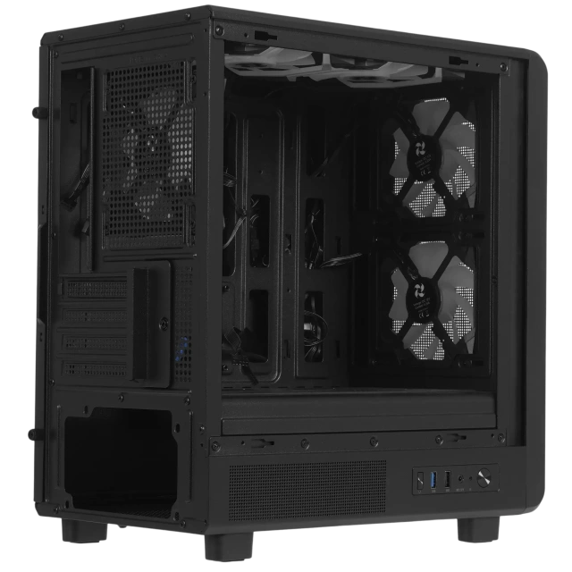 Корпус компьютерный 4FAN Goldrim Black wFans купить! 