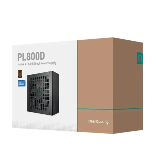 Блок питания Deepcool 800W PL800D (R-PL800D-FC0B-EU) 16 Pin (PCIe 5.0 Connector Cable Details) купить! 