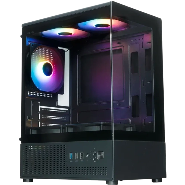 Компьютерный корпус XASTRA Q300M 5ARGB-C6 Black (Q300M-5FC12A-C6) купить! 