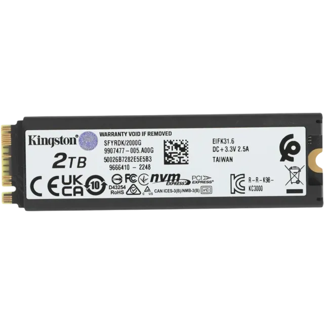 Твердотельный накопитель Kingston 2000 Gb FURY RENEGADE SFYRDK/2000G купить! 