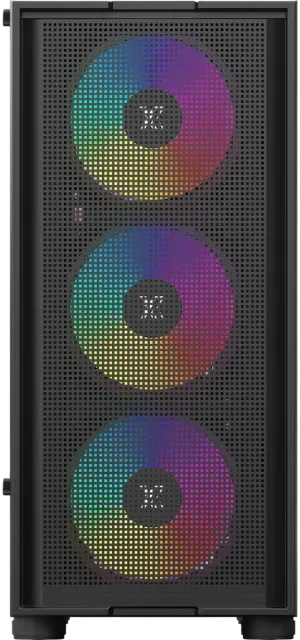 Компьютерный корпус XASTRA A301 4FRGB Black (A301-BK-FC120FRGB-4F-GL) купить! 