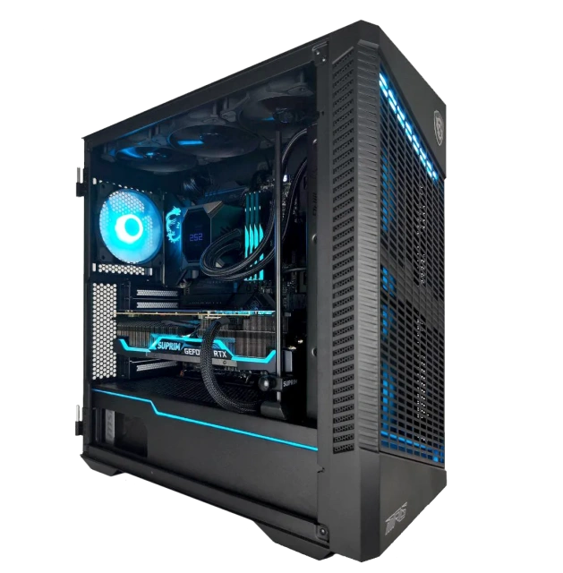 Игровой компьютер 681117 (Core i7-13700 2.1 ГГц/B760/64 ГБ DDR5 5.6 ГГц/512 ГБ SSD/GeForce RTX 4060 Ti /Wi-Fi/Блок 850W/Корпус MSI MPG VELOX 100P AIRFLOW/Win 10 Pro Trial) - купить по выгодной цене!