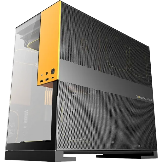 Компьютерный корпус Geometric Future Model 5 ARGB Black Yellow with fans (1AM5WKBY01100) купить! 