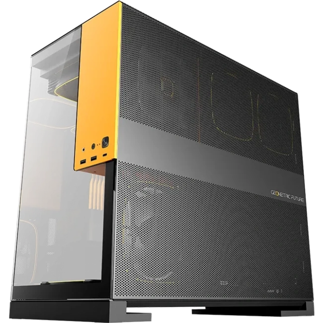 Компьютерный корпус Geometric Future Model 5 ARGB Black Yellow with fans (1AM5WKBY01100) купить! 
