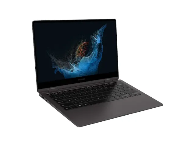 Ноутбук Samsung Galaxy Book2 360 (Core i7-1255U/13.3" FHD AMOLED Touch/16Gb/512Gb SSD/Win 11 Home) Graphite - фото