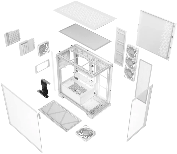 Компьютерный корпус ADATA XPG INVADER X TG RGB White (INVADERXMT-WHCWW) купить! 