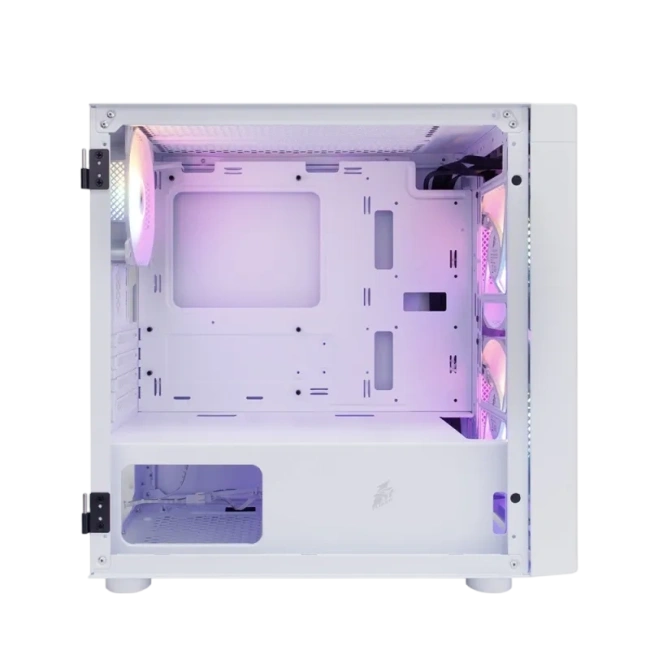 Компьютерный корпус 1STPLAYER DK D3-B LED (D3-B-WH-2F1P-W-1F1-W) White купить! 