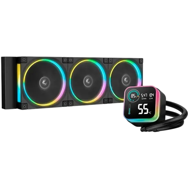 Система жидкостного охлаждения для процессора Deepcool LQ360 ULTRA ARGB Black купить! 