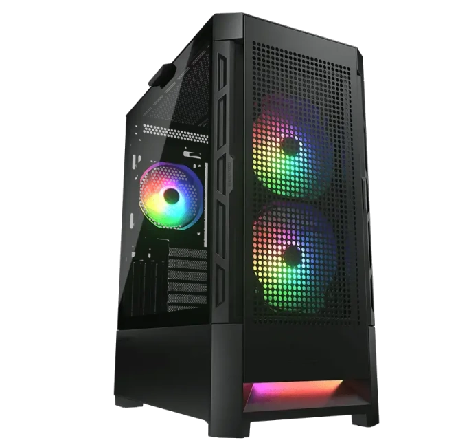 Компьютерный корпус Cougar AIRFACE RGB TG (CGR-5ZD1B-AIR-RGB) Black купить! 