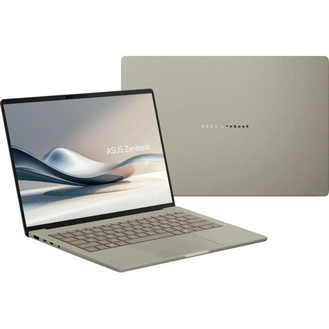 Ноутбук Asus Zenbook 14 UX3407QA-QD197W (Qualcomm Snapdragon X X1-26-100/14" OLED/16Gb/512Gb SSD/Qualcomm Adreno/Win 11 Home) Бежевый, 90nb1501-m00850 - фото