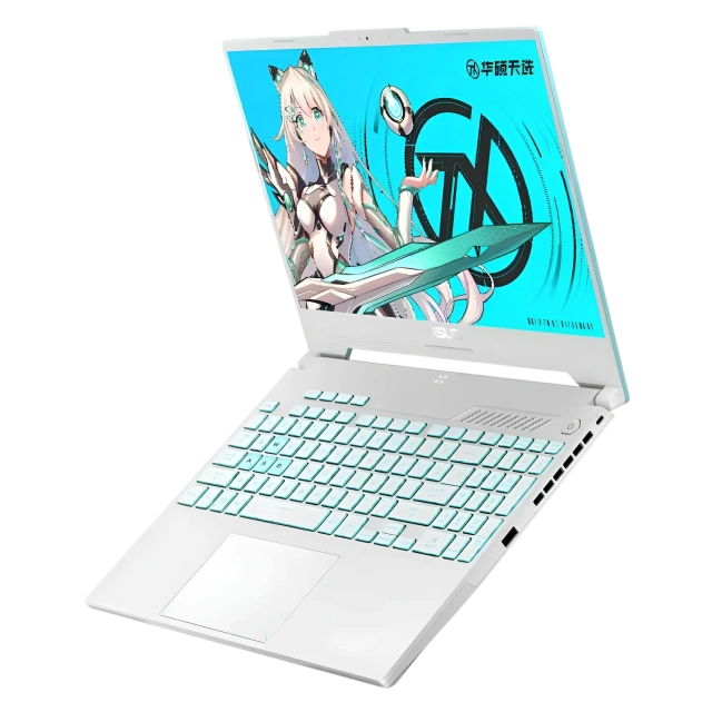 Ноутбук Asus TUF Gaming A15 FA507NV (AMD Ryzen 7 7735HS/15.6"/1920x1080/32Gb/4096Gb SSD/NVIDIA GeForce RTX 4060/Win 11 Pro) Бирюзовый - фото