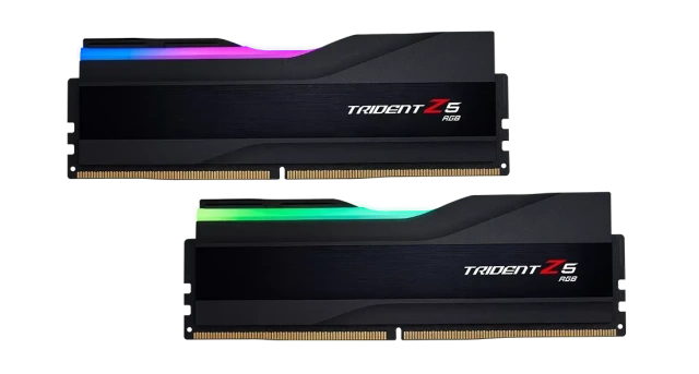 Оперативная память DDR5 64 ГБ 6000 МГц G.Skill TRIDENT Z5 RGB Black (F5-6000J3636F32GX2-TZ5RK) модулей 2 шт. купить! 