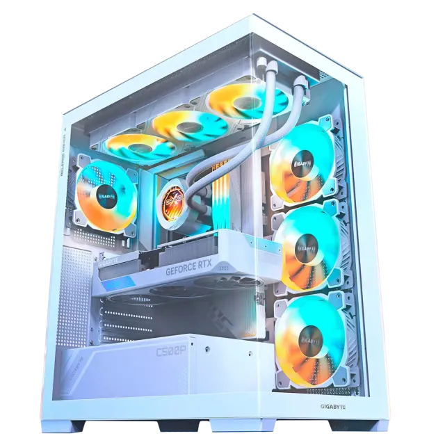 Игровой компьютер 989854 (Ryzen 9 9900X 4,4 ГГц/AMD B850/32 ГБ DDR5 6 ГГц/2048 ГБ SSD/RTX 5070 TI 16 ГБ/Wi-Fi/850W/Gigabyte C500PI ST White) - купить по выгодной цене!