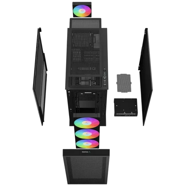 Компьютерный корпус Deepcool CH560 (R-CH560-BKAPE4-G-1) черный купить! 