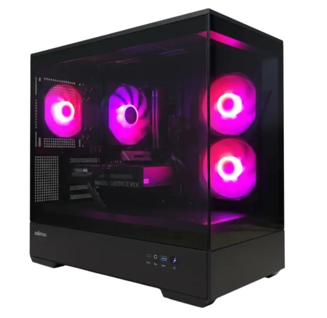 Игровой компьютер 990466 (Ryzen 5 5500 3,6 ГГц/AMD B550/32 ГБ 3,2 ГГц/1024 ГБ SSD/RTX 2060 SUPER 8 ГБ/Wi-Fi/650W/Zalman P30 V2 TG ARGB Black) - купить по выгодной цене!
