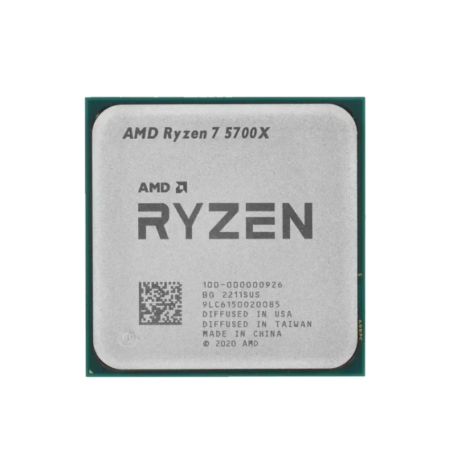Процессор AMD Ryzen 7 5700X (3.4 ГГц - 4.6 ГГц / AM4 / кол-во ядер: 8  / TDP 65 Вт), OEM купить! 